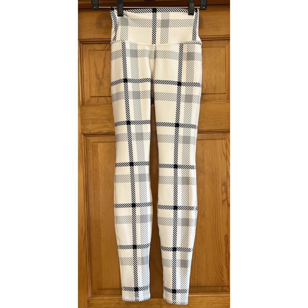 ALO Airlift High-Waist Magnified Plaid Legging Size XS/TP
